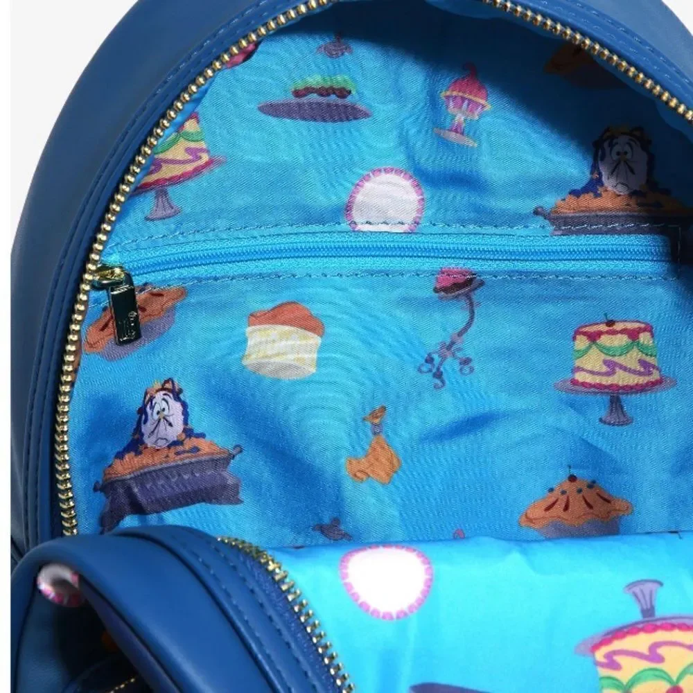 🫖🫖Loungefly Disney Beauty and the Beast Be Our Guest Mini Backpack